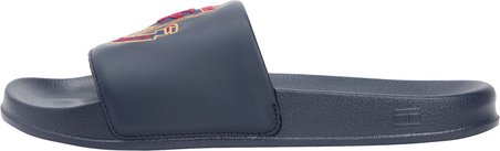 TOMMY HILFIGER Erkek Marka Logolu Günlük Kullanıma Uygun Lacivert Terlik FM0FM05800 DW5