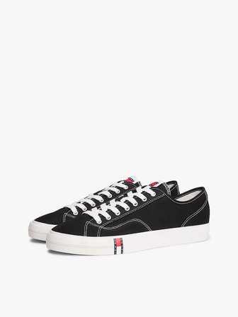 Tommy Hilfiger Arşiv Vulkanize Y2K Erkek Siyah Sneaker EM0EM01674BDS