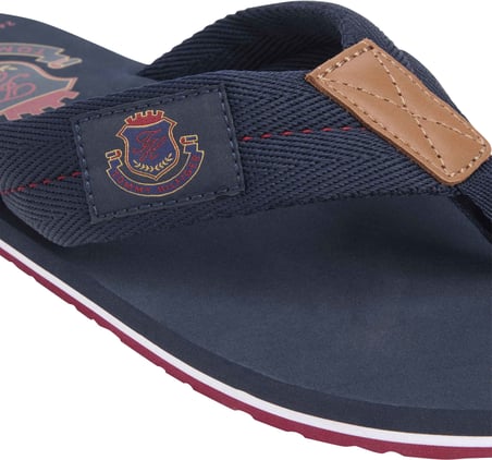 TOMMY HILFIGER Erkek Marka Logolu Günlük Kullanıma Uygun Lacivert Terlik FM0FM05804 DW5