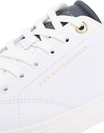 TOMMY HILFIGER Kadın Marka Logolu Günlük Kullanıma Uygun Mavi Sneaker FW0FW09105 0GY