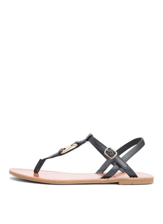 Tommy Hilfiger Siyah Kadın Sandalet FW0FW09127BDS