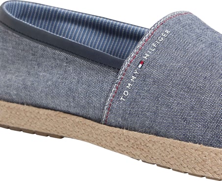 TOMMY HILFIGER Erkek Marka Logolu Günlük Kullanıma Uygun Lacivert Espadril FM0FM05793 DW5