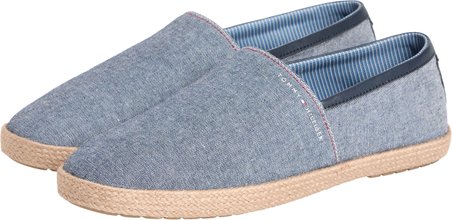 TOMMY HILFIGER Erkek Marka Logolu Günlük Kullanıma Uygun Lacivert Espadril FM0FM05793 DW5