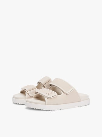DOUBLE STRAP NUBUCK SANDAL Kadın Bej Terlik - FW0FW09298