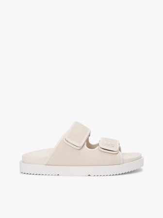 DOUBLE STRAP NUBUCK SANDAL Kadın Bej Terlik - FW0FW09298