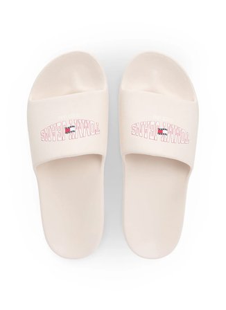 Tommy Hilfiger Bej Erkek Plaj Terliği TJM INJECTED SANDAL