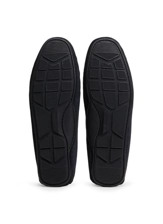 Tommy Hilfiger %100 İnek Süet Lacivert Erkek Loafer CORE HILFIEGR SUEDE DRIVER