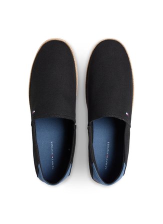 Tommy Hilfiger Siyah Erkek Espadril CORE HILFIGER ESPADRILLE TEXTILE