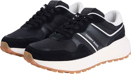 TOMMY HILFIGER Kadın Marka Logolu Günlük Kullanıma Uygun Siyah Sneaker EN0EN02991 BDS