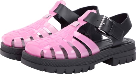 TOMMY HILFIGER Kadın Marka Logolu Şık Görünümlü Rahat Tabanlı Günlük Kullanıma Uygun Pembe4 Sandalet EN0EN02949 TOX