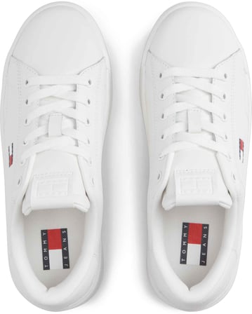 TOMMY HILFIGER Kadın / Kız Marka Logolu Günlük Kullanıma Uygun Ekru Sneaker EN0EN02961 YBL
