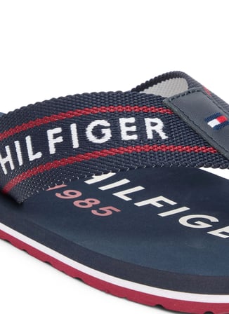 Tommy Hilfiger Lacivert Erkek Plaj Terliği SPORTY HILFIGER BEACH SANDAL