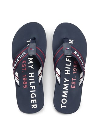 Tommy Hilfiger Lacivert Erkek Plaj Terliği SPORTY HILFIGER BEACH SANDAL