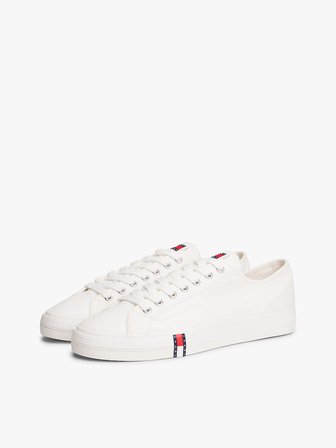 Tommy Hilfiger Arşiv Vulkanize Y2K Erkek Beyaz Sneaker EM0EM01674YBL