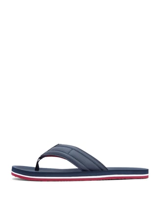 Tommy Hilfiger Lacivert Erkek Plaj Terliği HILFIGER PADDED BEACH SANDAL