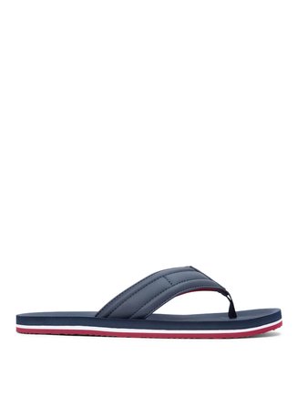 Tommy Hilfiger Lacivert Erkek Plaj Terliği HILFIGER PADDED BEACH SANDAL