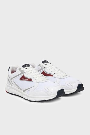 Tommy Hilfiger Logolu Sneaker Ayakkabı Erkek AYAKKABI FM0FM05833 YBS BEYAZ