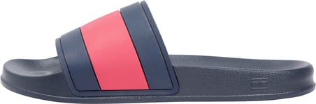 TOMMY HILFIGER Erkek Marka Logolu Günlük Kullanıma Uygun Lacivert Terlik FM0FM05798 DW5