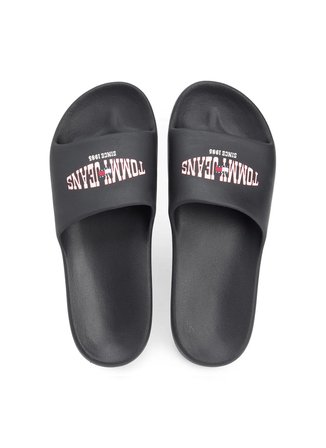 Tommy Hilfiger Siyah Erkek Plaj Terliği TJM INJECTED SANDAL