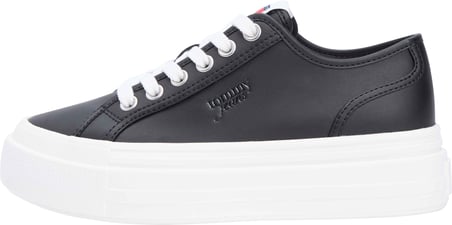 TOMMY HILFIGER Kadın Marka Logolu Günlük Kullanıma Uygun Siyah Sneaker EN0EN02964 BDS
