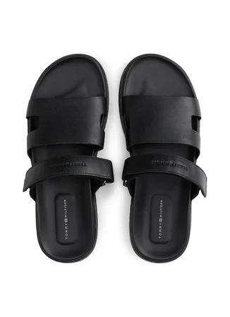 Tommy Hilfiger Siyah Erkek Terlik ADJUSTABLE PREMIUM LTH SANDAL