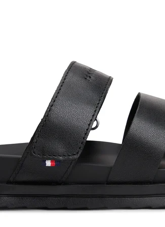 Tommy Hilfiger Siyah Erkek Terlik ADJUSTABLE PREMIUM LTH SANDAL