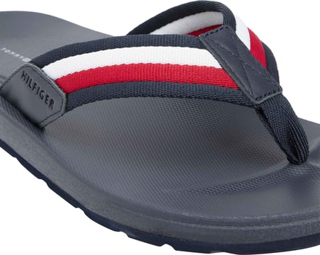 TOMMY HILFIGER Erkek Marka Logolu Günlük Kullanıma Uygun Mavi Terlik FM0FM05803 0GY