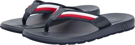 TOMMY HILFIGER Erkek Marka Logolu Günlük Kullanıma Uygun Mavi Terlik FM0FM05803 0GY