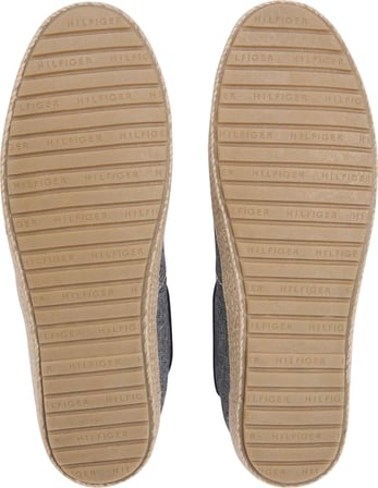 TOMMY HILFIGER Erkek Marka Logolu Günlük Kullanıma Uygun Siyah Espadril FM0FM05793 BDS