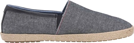 TOMMY HILFIGER Erkek Marka Logolu Günlük Kullanıma Uygun Siyah Espadril FM0FM05793 BDS