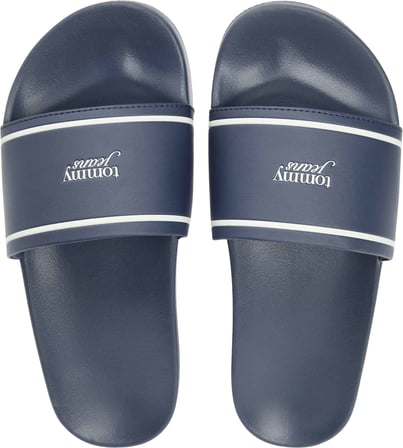 TOMMY HILFIGER Kadın Marka Logolu Günlük Kullanıma Uygun Lacivert Terlik EN0EN02976 C1G