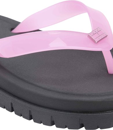 TOMMY HILFIGER Kadın Marka Logolu Günlük Kullanıma Uygun Pembe4 Terlik EN0EN02954 TOX