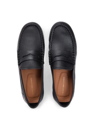 Tommy Hilfiger %100 Koyun Derisi Siyah Kadın Loafer FW0FW09350BDS