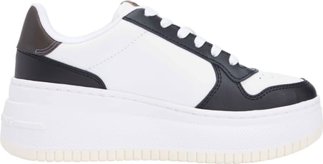 TOMMY HILFIGER Kadın Marka Logolu Günlük Kullanıma Uygun Beyaz Sneaker EN0EN02981 0K9
