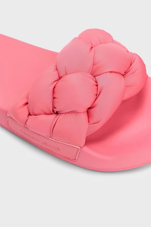Tommy Jeans Örgü Detaylı Terlik Bayan TERLİK EN0EN02975 TI5 PEMBE