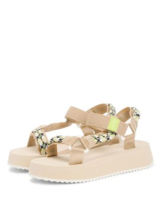 Tommy Hilfiger Bej Kadın Sandalet EN0EN02970AES