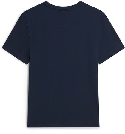 TOMMY HILFIGER Erkek Marka Logolu Organik Pamuklu Günlük Kullanıma Uygun Lacivert T-Shirt MW0MW11797 DCC