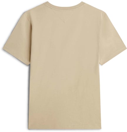 TOMMY HILFIGER Erkek Marka Logolu Günlük Kullanıma Uygun Khaki T-Shirt MW0MW42366 RBT