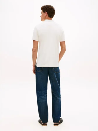 Tommy Hilfiger MW0MW42758Z00 Interlock Zip Reg Erkek Polo Tişört