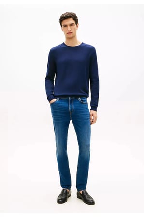 Tomyy Hilfiger Erkek Wcc Slım Bleecker Erol Blue Pantolon MW0MW431421