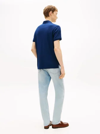 Tommy Hilfiger MW0MW42758DCC Interlock Zip Reg Erkek Polo Tişört