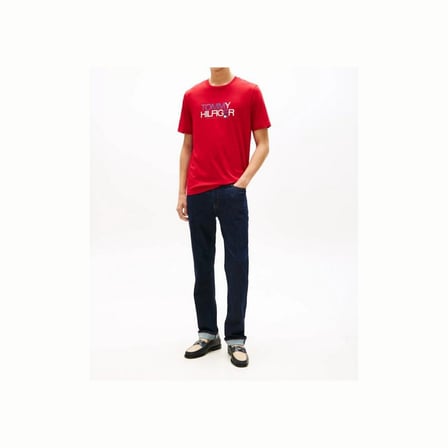 Tommy Hilfiger MW0MW42369 Brand Love Big Text Erkek Tişört
