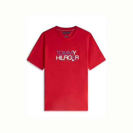 Tommy Hilfiger MW0MW42369 Brand Love Big Text Erkek Tişört