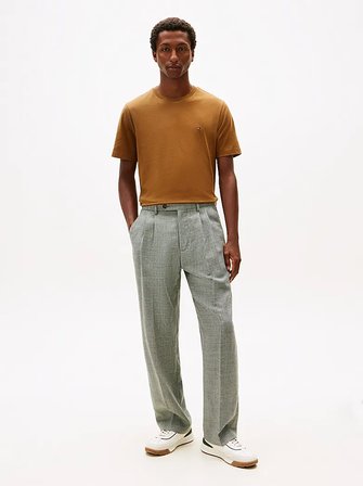ESS SEASONAL REG FIT SOLID TEE Erkek Kahverengi T-Shirt - MW0MW39995