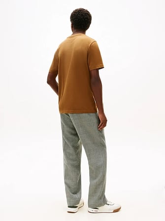 ESS SEASONAL REG FIT SOLID TEE Erkek Kahverengi T-Shirt - MW0MW39995