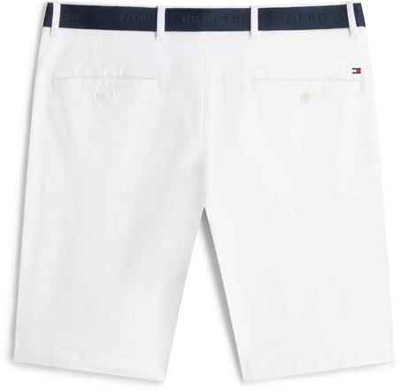 TOMMY HILFIGER Erkek Marka Logolu Günlük Kullanıma Uygun Beyaz Şort MW0MW42349 YCF