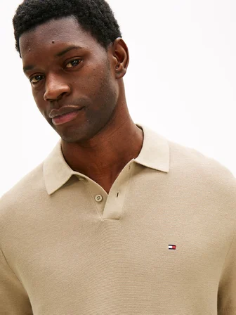 COOL TOUCH STRUCTURE SS POLO Erkek Yeşil Sweatshirt - MW0MW42795