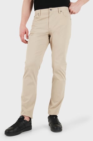 Tommy Hilfiger Pamuklu Straight Fit Normal Bel  Pantolon Erkek PANTOLON MW0MW40915 RBT KUM