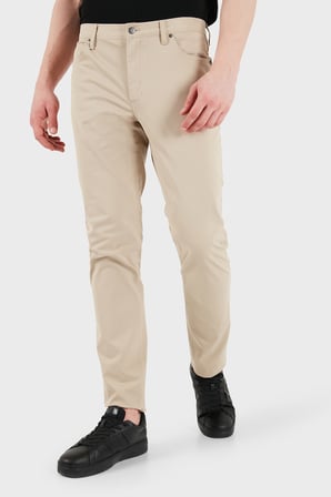 Tommy Hilfiger Pamuklu Straight Fit Normal Bel  Pantolon Erkek PANTOLON MW0MW40915 RBT KUM