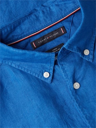 PIGMENT DYED LI SOLID RF SHIRT Erkek Mavi Gömlek - MW0MW41530